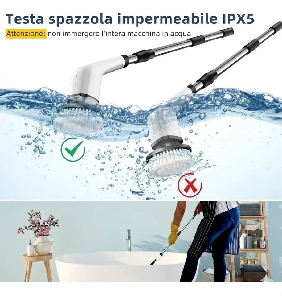 Spazzola Elettrica Multifunzionale per la Pulizia